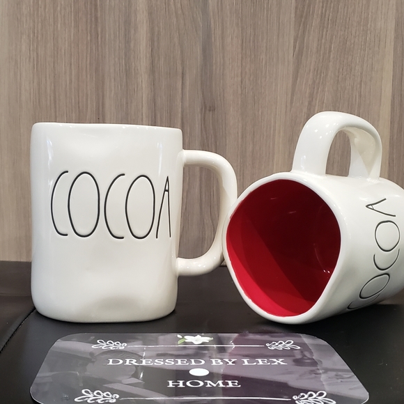 RAE Dunn Other - NWT HTF Rae Dunn COCOA Mug Red Inside